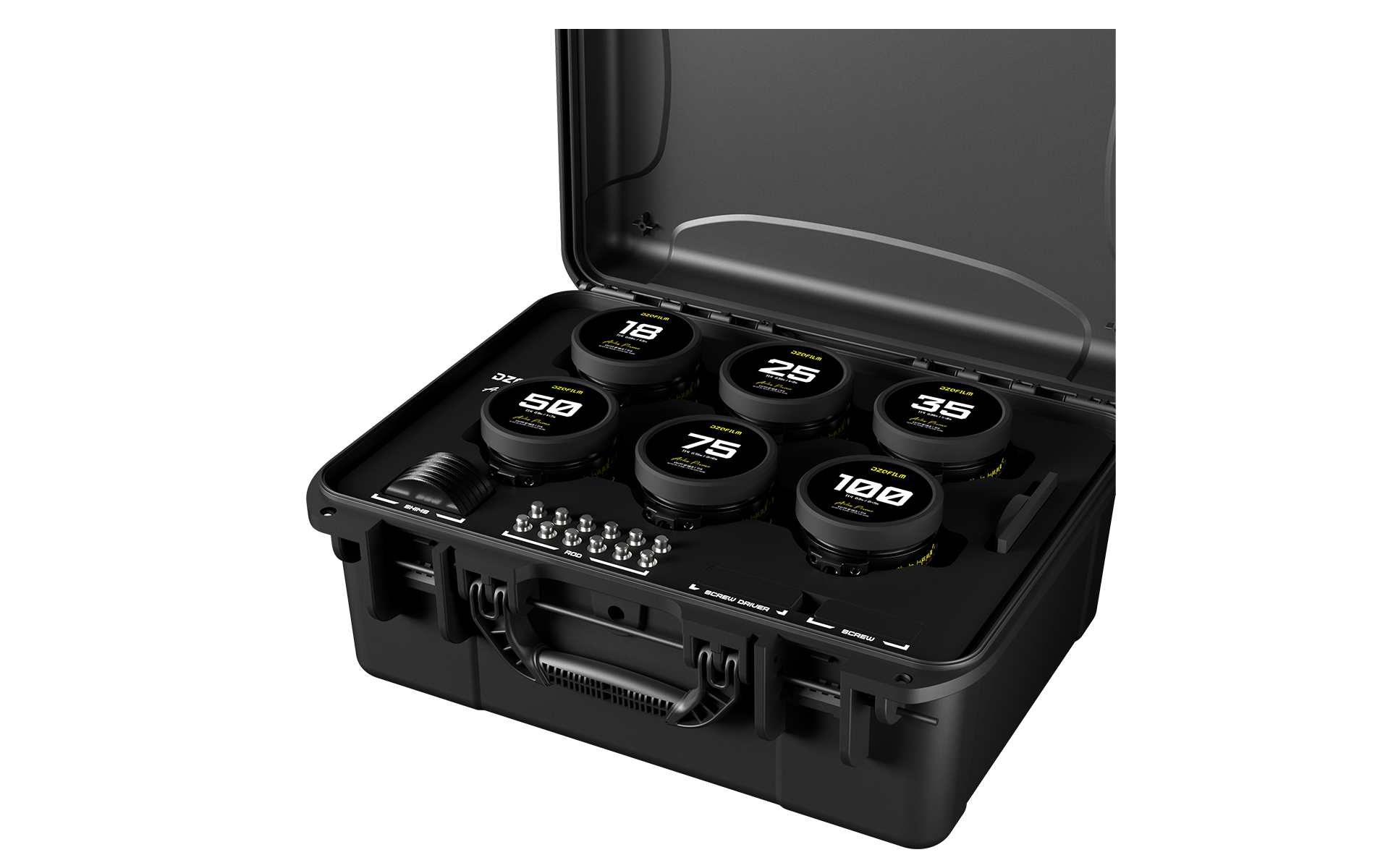 DZOFilm Arles Prime 6-Lens Kit - Duclos Lenses DZOFilm Arles Prime 6-Lens Kit - Duclos Lenses