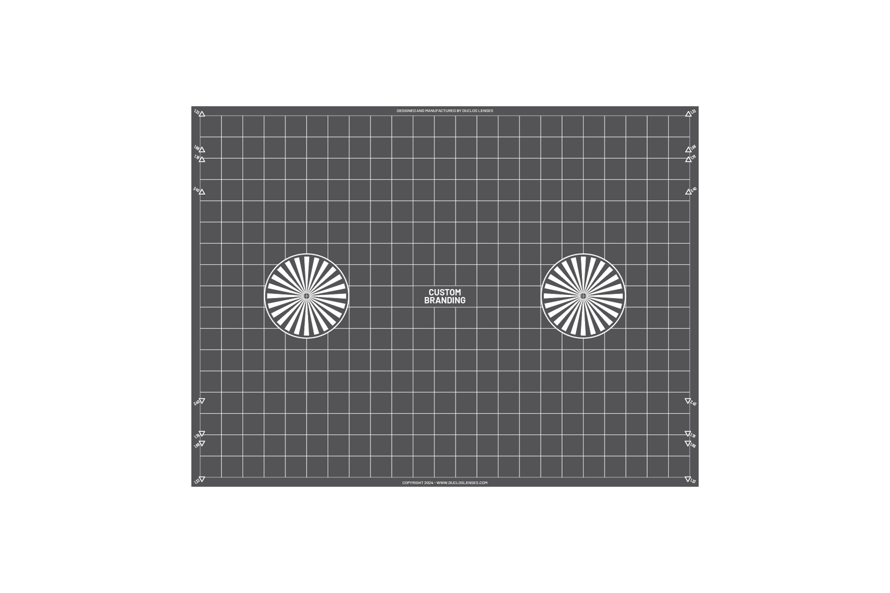Camera Register Test Camera Lens Focus Test Chart
