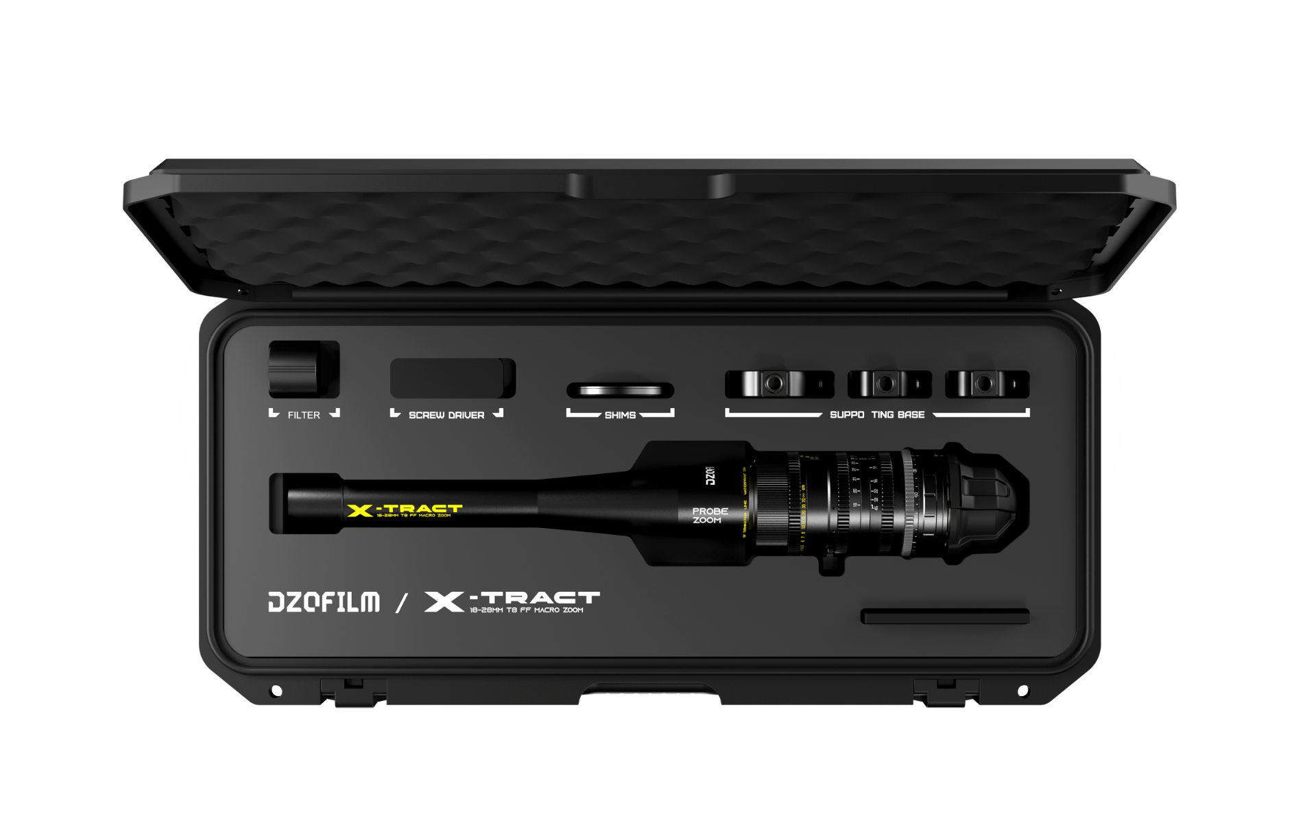 DZOFilm 18-28mm X-Tract T8 FF Probe Zoom 0° - Duclos Lenses DZOFilm 18-28mm X-Tract T8 FF Probe Zoom 0° - Duclos Lenses