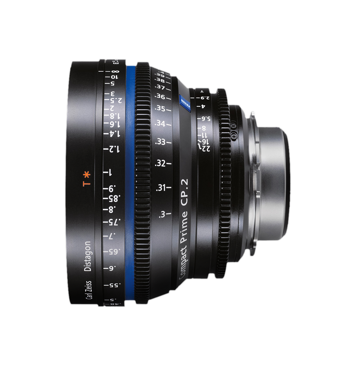 Zeiss Compact Prime CP.2 25mm f/2.1 Distagon T(Meter) Nikon Mount Lens 