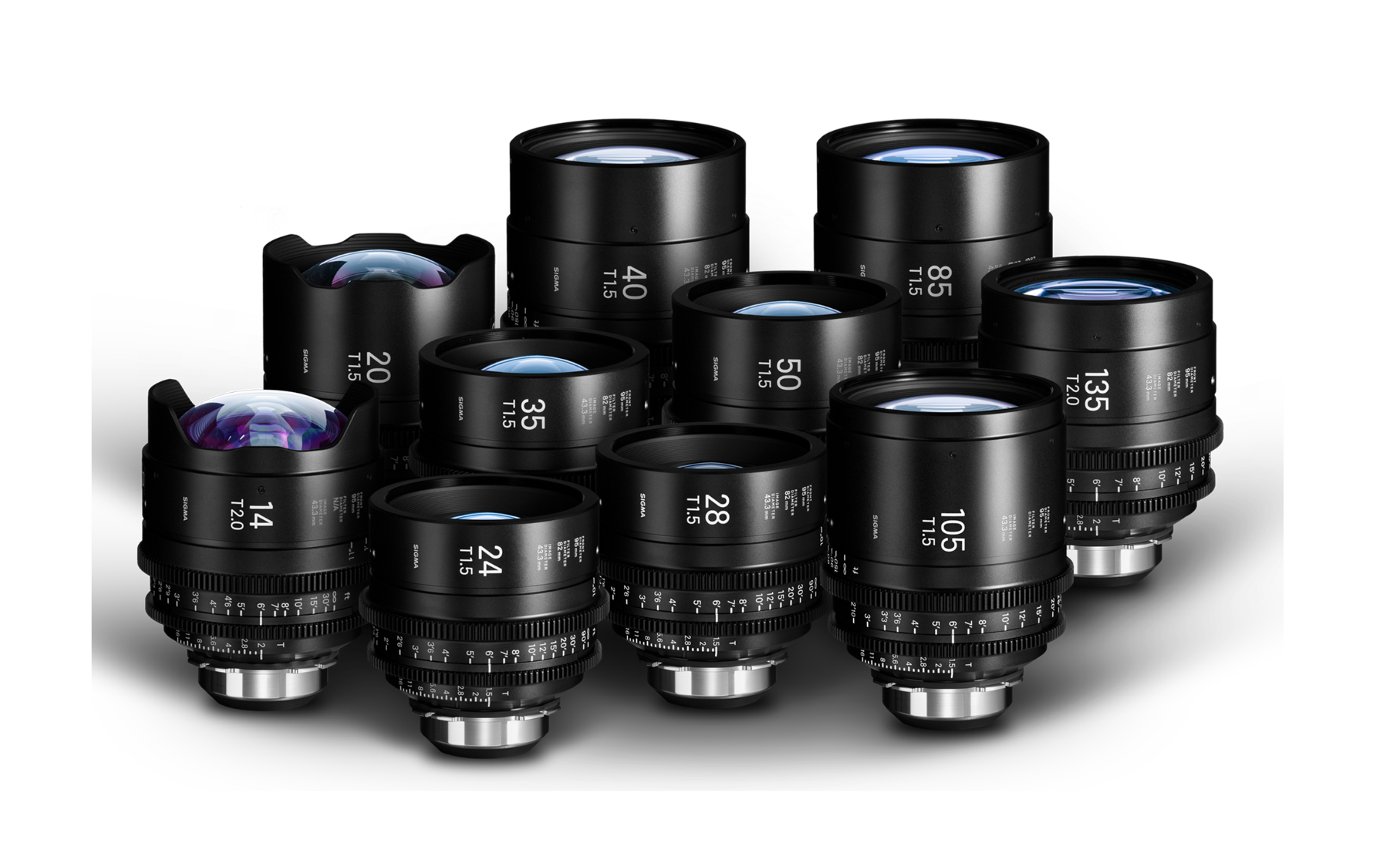 Sigma Cine 10-Lens Prime Kit - Duclos Lenses