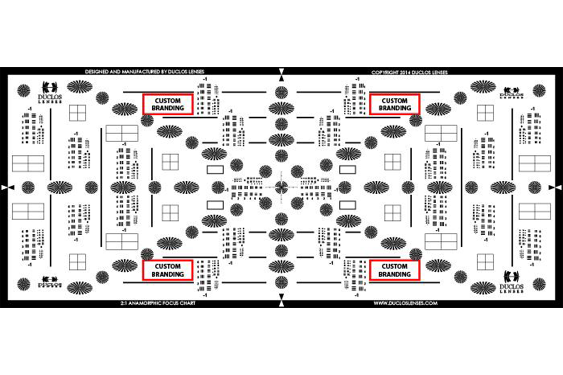 Focus Chart - Anamorphic