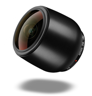 8mm f/4 Fisheye 180° FoV