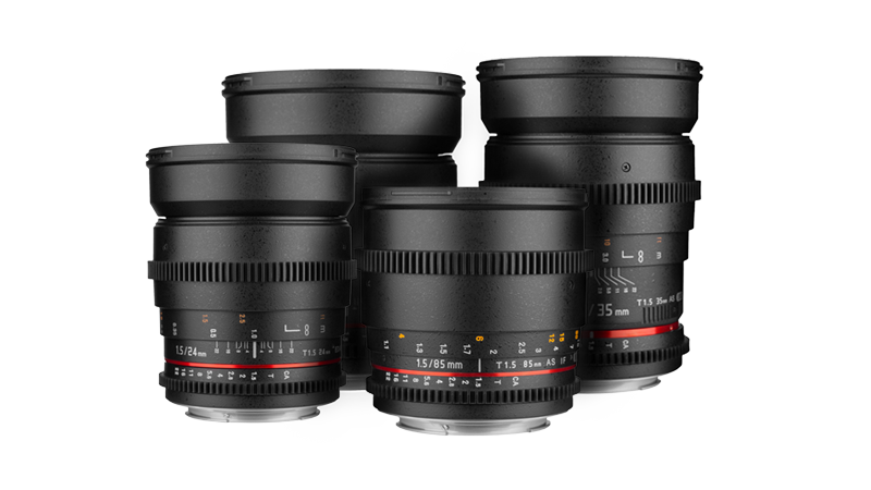 Rokinon Cine DS 4-Lens Set Duclos Lenses1