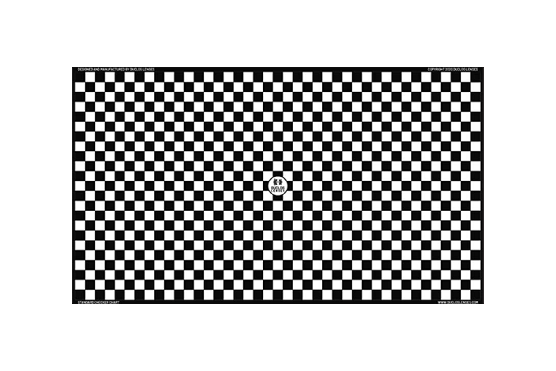 Duclos Distortion Checker Chart 16:9 - Duclos Lenses